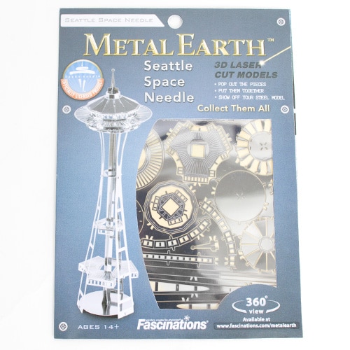 PNW/Oregon Spirit, Metal Earth, 3D Model Kits, Metal, Gifts, Space Needle, 2360
